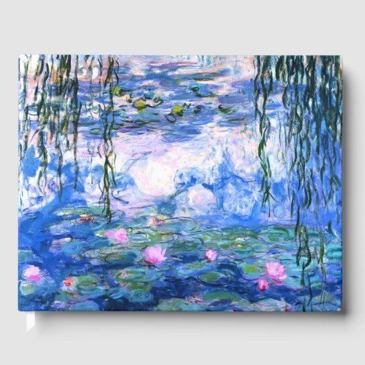 Monet Roze watergelilies Gastenboek (Voorkant)