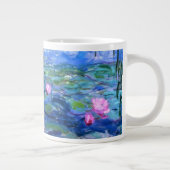 Monet Roze watergelilies Grote Koffiekop (Rechts)