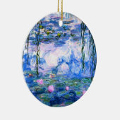Monet Roze watergelilies Keramisch Ornament (Rechts)
