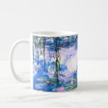 Monet Roze watergelilies Koffiemok<br><div class="desc">Een Monet roze waterlelie koffie-mok met prachtige roze waterlelies die zweven in een kalme blauwe vijver met lendenpootjes. Een geweldige cadeau van Monet voor fans van het impressionisme en de Franse kunst. Serene natuur impressionisme met mooie bloemen en schilderachtig vijver landschap.</div>