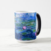 Monet Roze watergelilies Magische Mok (Voorkant rechts)