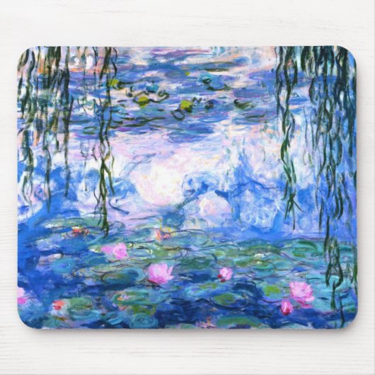 Monet Roze watergelilies Muismat (Voorkant)