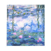 Monet Roze watergelilies  Notitieblok (Voorkant)