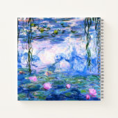Monet Roze watergelilies Notitieboek (Achterkant)