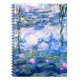 Monet Roze watergelilies Notitieboek