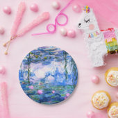 Monet Roze watergelilies Papieren Bordje (Feest)