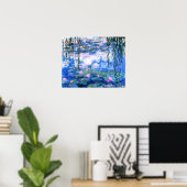 Monet Roze watergelilies Poster (Thuiskantoor)