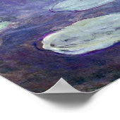 Monet - Roze watergelilies Poster (Hoek)