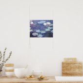 Monet - Roze watergelilies Poster (Keuken)