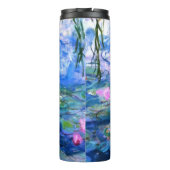 Monet Roze watergelilies Thermosbeker (Achterkant)