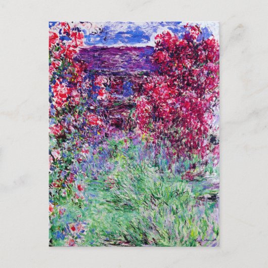 Monet Rozen Briefkaart (Voorkant)