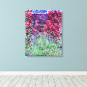 Monet Rozen Canvas Afdruk (Insitu (Houten vloer))