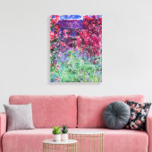 Monet Rozen Canvas Afdruk (Insitu (Woonkamer))