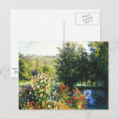 Monet - Rozen in de tuin in Montgeron,  Briefkaart (Voorkant / Achterkant)