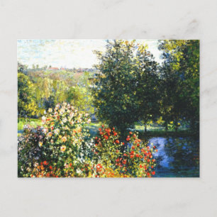 Monet - Rozen in de tuin in Montgeron,  Briefkaart