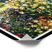 Monet - Rozen in de tuin in Montgeron, mooie kunst Poster (Hoek)