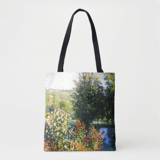 Monet - Rozen in de tuin van Montgeron Tote Bag (Voorkant)