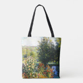 Monet - Rozen in de tuin van Montgeron Tote Bag (Achterkant)