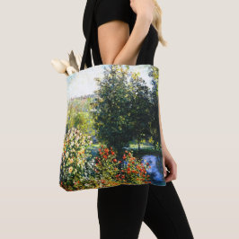 Monet - Rozen in de tuin van Montgeron Tote Bag