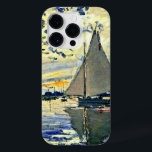 Monet - Sailboat at le Petit Gennevilliers Case-Mate iPhone 14 Pro Hoesje<br><div class="desc">Claude Monet beroemd schilderij,  Sailboot bij le Petit Gennevilliers.</div>