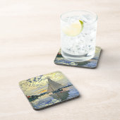 Monet - Sailboot in Le Petit-Gennevilliers Bier Onderzetter (Rechterzijde)