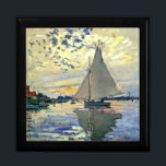 Monet - Sailboot in Le Petit-Gennevilliers Cadeaudoosje<br><div class="desc">Claude Monet schilderij,  Sailboot bij Le Petit-Gennevilliers,  cadeaudoos.  VIRGINIA5050,  op maat gemaakte producten en geschenken op www.zazzle.com/virginia5050*,  PaulKleeGiftShop,  InternationalGifts,  RetirementGiftStore,  BirthdayGiftStore,  ILoveGiftStore,  en FloridaGiftStore.zazzle.com/FloridaGiftStore.</div>