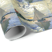 Monet - Sailboot in Le Petit-Gennevilliers Cadeaupapier (Rol Hoek)