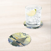 Monet - Sailboot in Le Petit-Gennevilliers Kartonnen Onderzetters (Insitu)