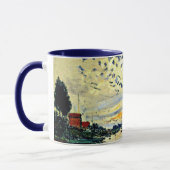 Monet - Sailboot in Le Petit-Gennevilliers Mok (Links)