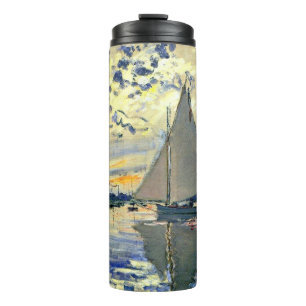Monet - Sailboot in Le Petit-Gennevilliers Thermosbeker