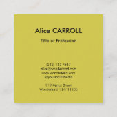 Monet - Sailboot, Le Petit-Gennevilliers - QR-code Vierkante Visitekaartje (Achterkant)