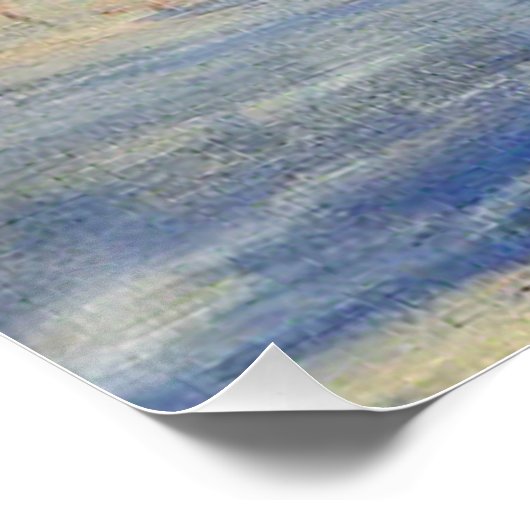 Monet Sailboot Poster (Hoek)