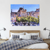 Monet - Saint Germain l'Auxerrois Canvas Afdruk (Insitu (Slaapkamer))