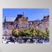 Monet - Saint Germain l'Auxerrois Poster (Voorkant)