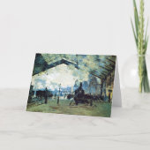 Monet - Saint-Lazare Gare, Normandië Trein, Kaart (Voorkant)