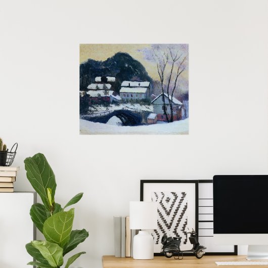 Monet - Sandviken, Noorwegen Poster (Thuiskantoor)