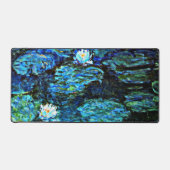 Monet schilderij, Waterlelies, Blauw, Bureaumat (Voorkant)