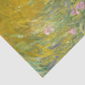 monet schilderpad door Irises Tissuepapier (Detail)