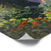 Monet Seaside Garden Blooms Classic Zeegezicht Poster (Hoek)