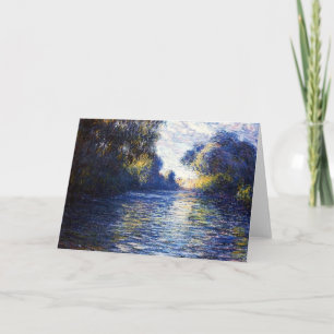 Monet Seine River Impressionism Art Card Kaart