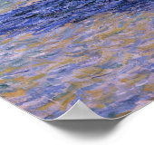 Monet - Shadows On The Sea The Cliffs At Pourville Poster (Hoek)