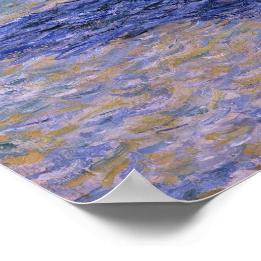 Monet - Shadows On The Sea The Cliffs At Pourville Poster (Hoek)