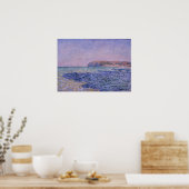 Monet - Shadows On The Sea The Cliffs At Pourville Poster (Keuken)