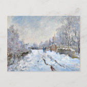 Monet - Sneeuwlandschap bij Argenteuil Briefkaart (Voorkant)