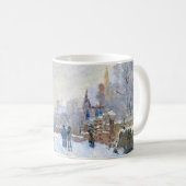 Monet - Sneeuwlandschap bij Argenteuil Koffiemok (Voorkant rechts)