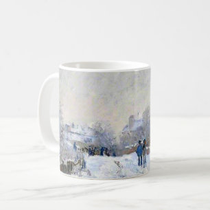 Monet - Sneeuwlandschap bij Argenteuil Koffiemok