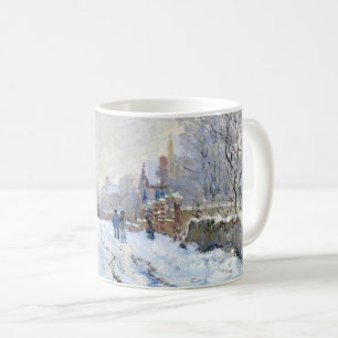 Monet - Sneeuwlandschap bij Argenteuil Koffiemok