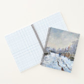 Monet - Sneeuwlandschap bij Argenteuil Notitieboek (Binnen)