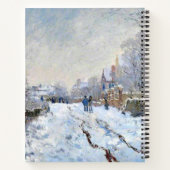 Monet - Sneeuwlandschap bij Argenteuil Notitieboek (Achterkant)