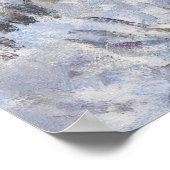 Monet Sneeuwlandschap bij Argenteuil Poster (Hoek)